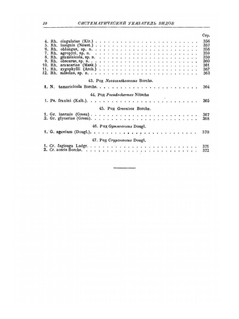 Фауна СССР. Насекомые хоботные. Том VII. Подотр. червецы и щитовки (Coccoidea). Семейство мучнистые червецы (Pseudococcidae). | Н. С. Борхсениус