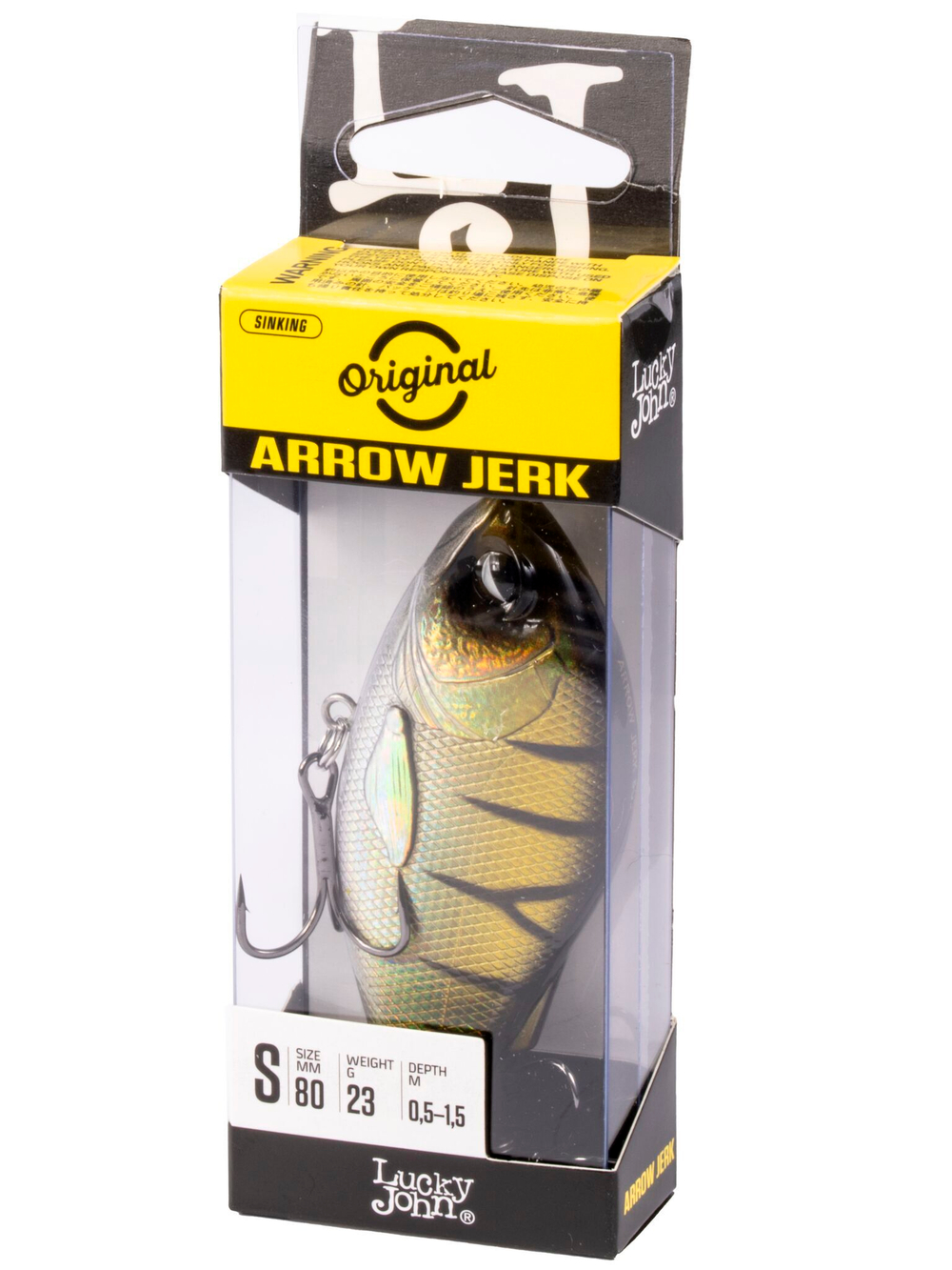 Воблер тонущий LJ ORIGINAL ARROW JERK 8 см, цвет 002