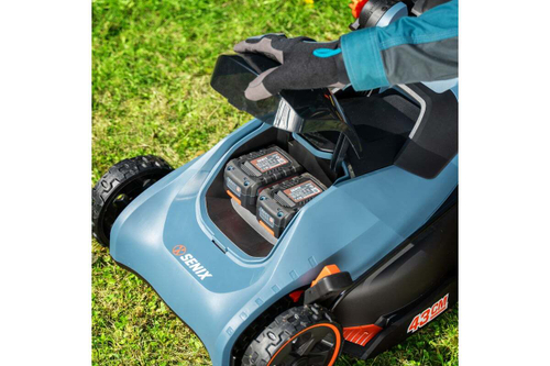 Газонокосилка аккумуляторная самоходная SENIX LPSX2-M-EU, 2X2 40V, 2акб, зу