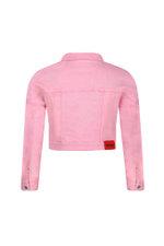 Джинсовая куртка HUGO KIDS - розовый(G00090)