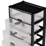 Комод 5-ти секционный "Колорит" широкий (чёрный)