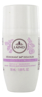 Лено Дезодорант органический Инжир с каолином Laino Deodorant Efficacite 24h Figue 50 мл