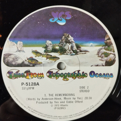 Винтажная виниловая пластинка LP Yes Tales From Topographic Oceans (Japan 1973) (Obi) The Remembering