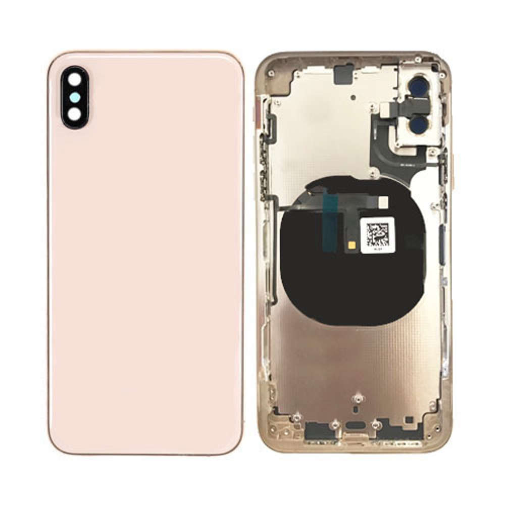Корпус, крышка, задняя часть iPhone XS(серебро/черный/золото)