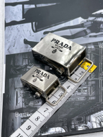 Пряжка зажим Прад. металлическая