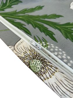 Наволочка комплект 2шт перкаль Сказка "Винтажный сад" 70x70 см на молнии