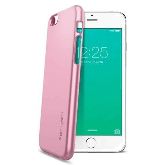 Sgp Spigen Case Thin Fit Metallic Rose SGP11787 - Защитная накладка для iPhone 6 / 6S