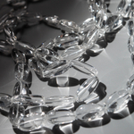 Горный хрусталь натуральный, льдинки, 18*9мм