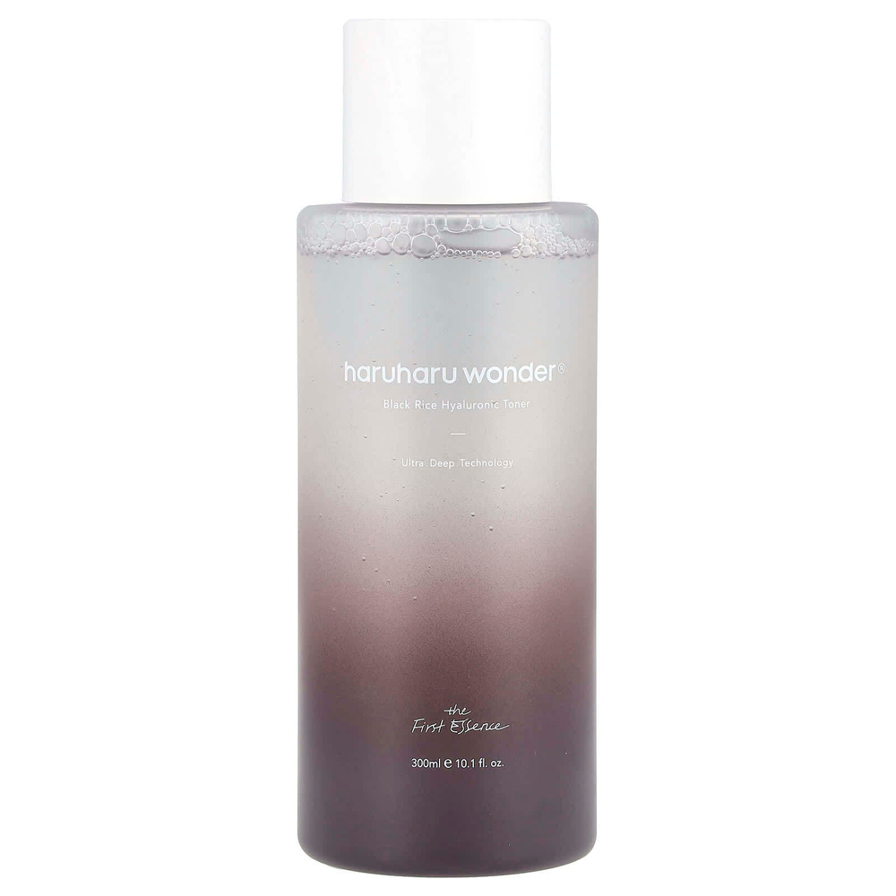 Haruharu, Wonder, гиалуроновый тоник с черным рисом, 300 мл (10,1 жидк. унции)