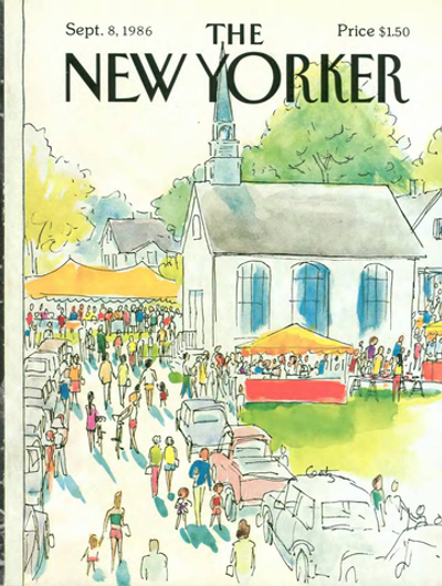 Журнал The New Yorker 08-09-1986