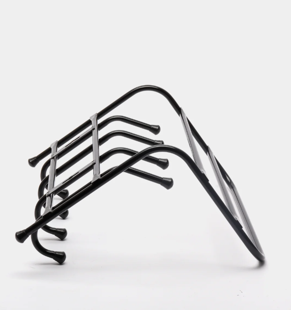 Вешалка настенная металлическая с полкой, усиленная, 6 крючков