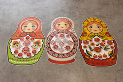 Игра на липучках "Укрась матрёшку"