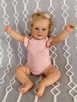 Кукла Реборн мягконабивная 60см в пакете (FA-004B)