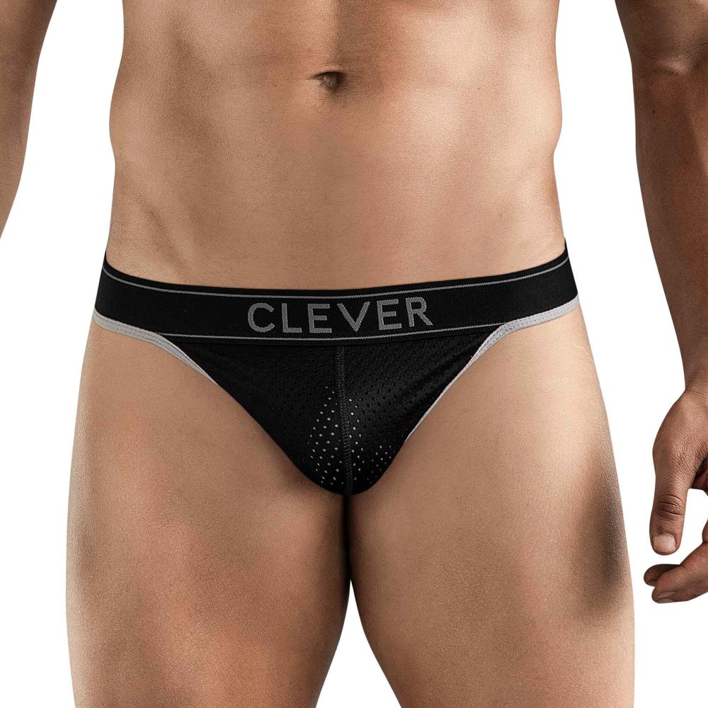 Мужские трусы тонги черные Clever AMBAR THONG 176811