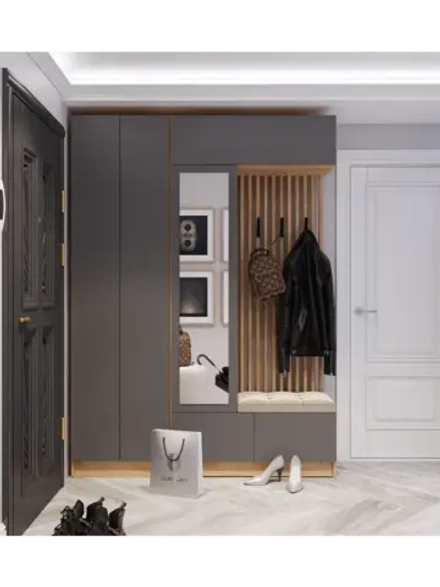 Прихожая Руэлла со шкафом дуб крафт золотой