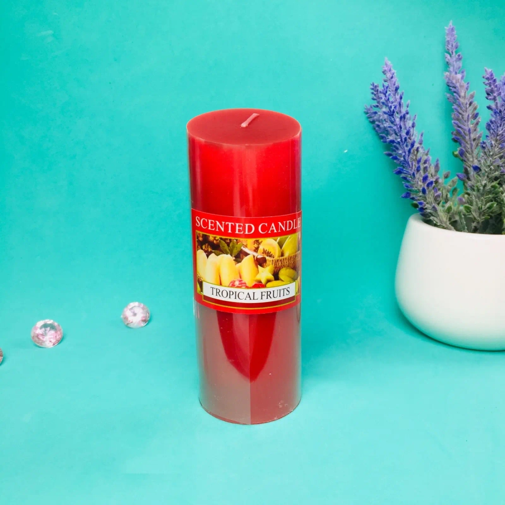 Свеча «Fantasy-Тропические фрукты» 4,8*12,4см YZ006