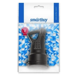 Розетка Smartbuy, переносная с кольцом и защитной крышкой каучуковая 230В, 2P+PE, 16A (SBE-16-S08-R)