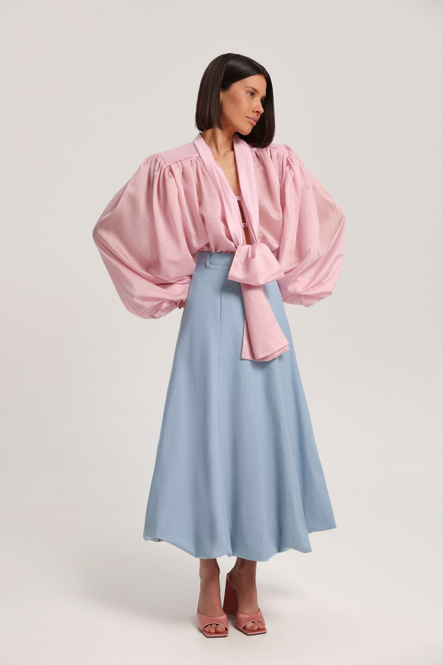 Блуза с бантом