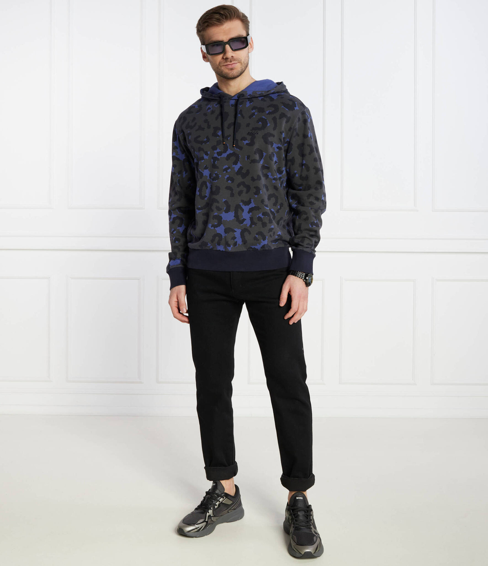 Худи We_Leopard BOSS ORANGE - графитовый(50508553)