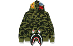 A Bathing Ape 1st Camo Shark Relaxed Fit Fullover Худи зеленый