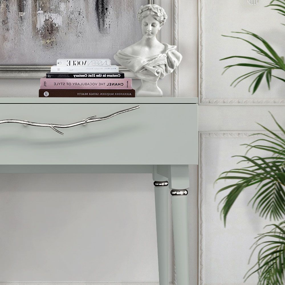 Консоль Арт Колор matte Классик Сильвер Серый дым матовый