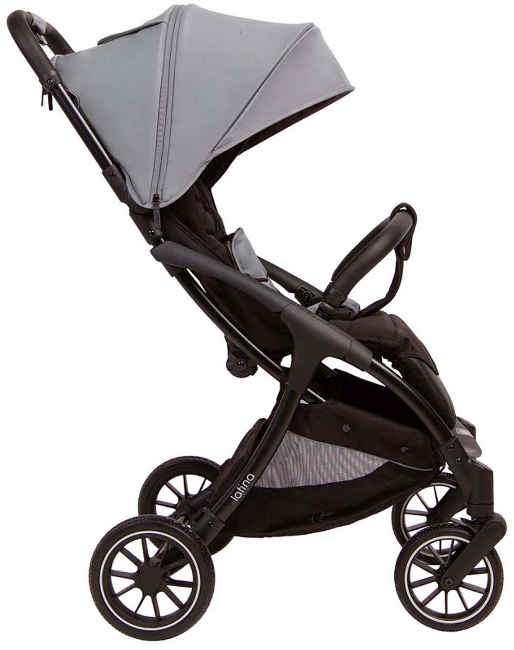 Детская прогулочная коляска Peppy Latina grey stone серая