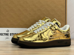 Nike Air Force 1 Low x Louis Vuitton Metallic Gold