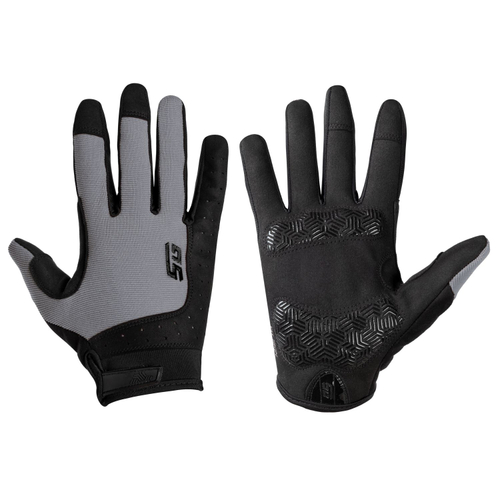 Перчатки полноразмерные STG Fit Skin, размер M, серый с черным