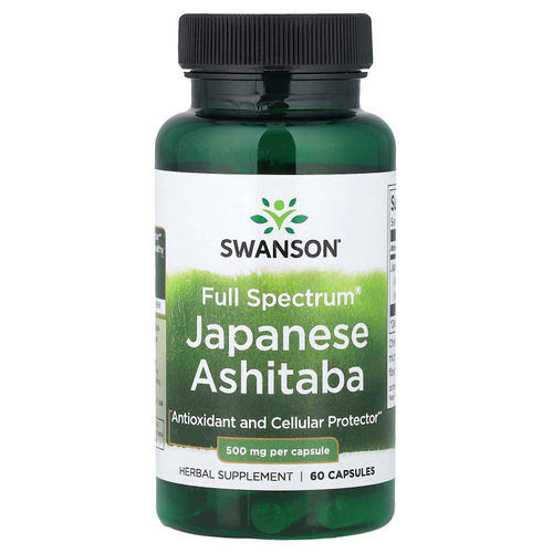 Swanson, Full Spectrum®, японская ашитаба, 500 мг, 60 капсул