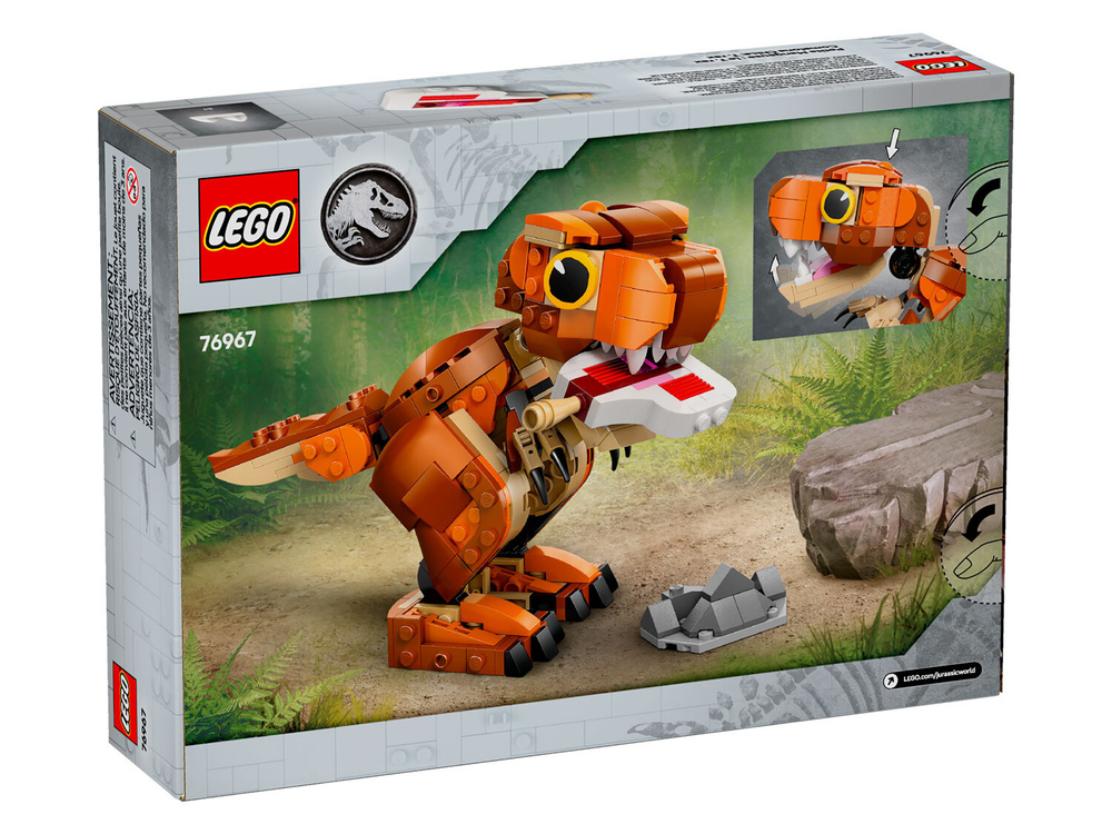 Конструктор LEGO Jurassic World 76967 Маленький поедатель: тираннозавр рекс