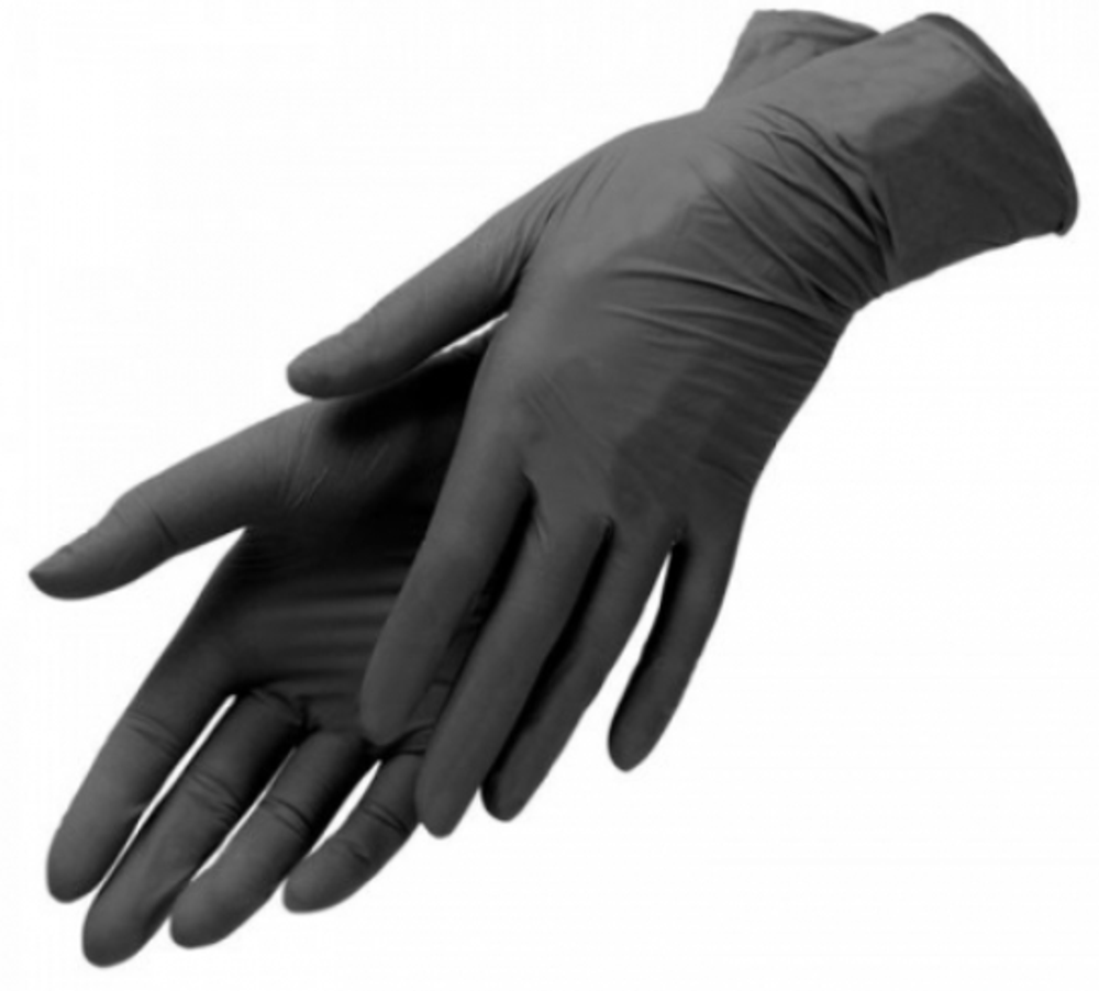 Перчатки Archdale Nitrile нитриловые Черные р. М 50 пар/уп. (5,5 гр.)