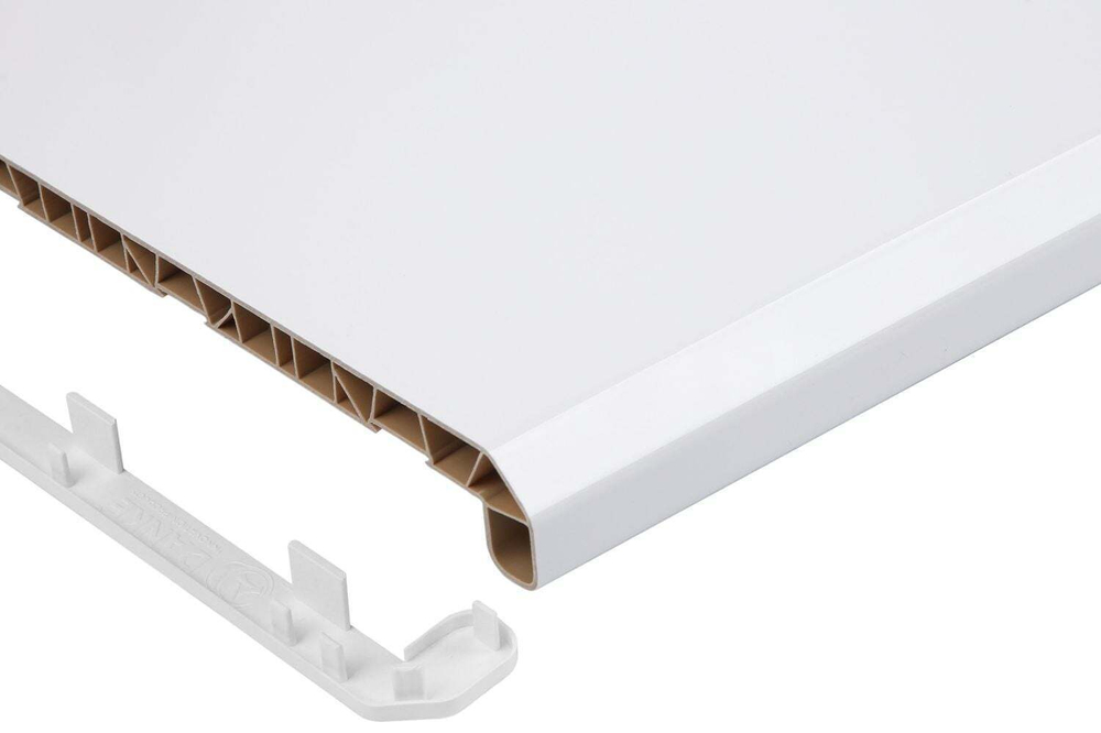 Подоконник DANKE КОМФОРТ - Белый глянец (201-200) - ширина 200мм.