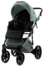 Детская коляска Adamex Nola Natura 3 в 1 N-8-MINT (МЯТА + МЯТА КОЖА)