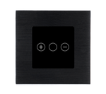 Стеклянная панель для рамки (диммер) DM- BK 47*47мм ЧЕРНЫЙ