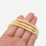 Перламутр морских ракушек, тонированный, оттенок "Желтый", разделители 4*2,2мм