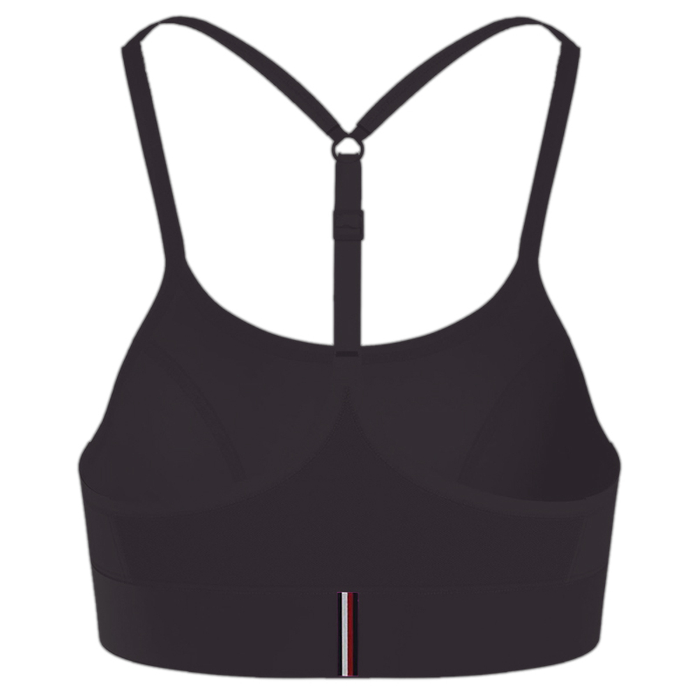 ТОП теннисный Tommy Hilfiger Light Intensity Essential Strap Bra - черный