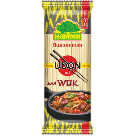 Лапша Кэмми Удон Пшеничная №5 250 гр