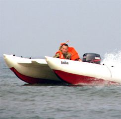 Надувной катамаран Badger FS 380 Black&White