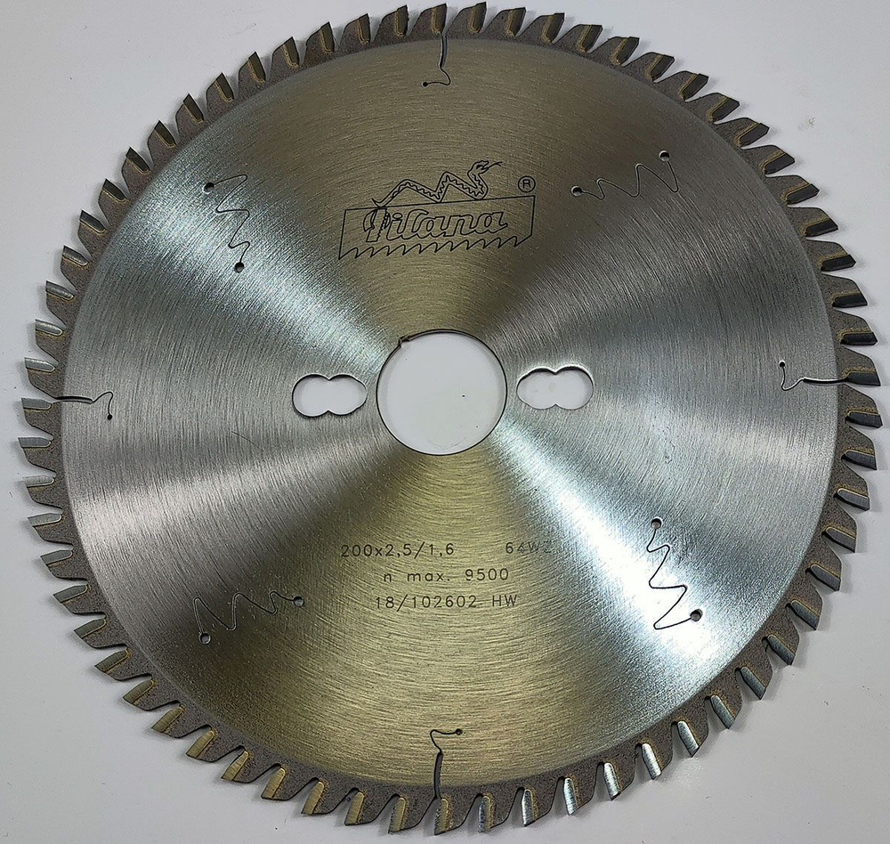 Пила дисковая TCT "Pilana" 200x2.5/1.6x30 z64 81-11 WZ