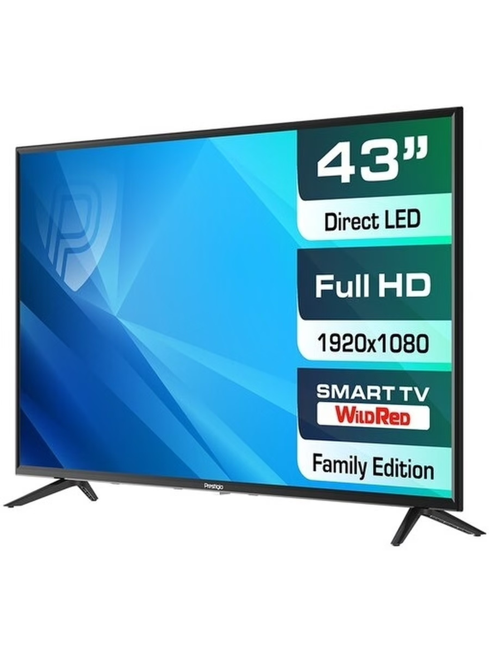 Телевизор Prestigio 43"; TOP PTV43SS06Y_CIS_BK Full HD SmartTV