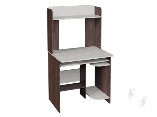 Стол компьютерный КЛ №5.5 (ясень анкор/ясень анкор светлый)