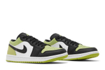 Кроссовки Jordan Air Jordan 1 Low "Vivid Green Snakeskin" (Женская размерная сетка)
