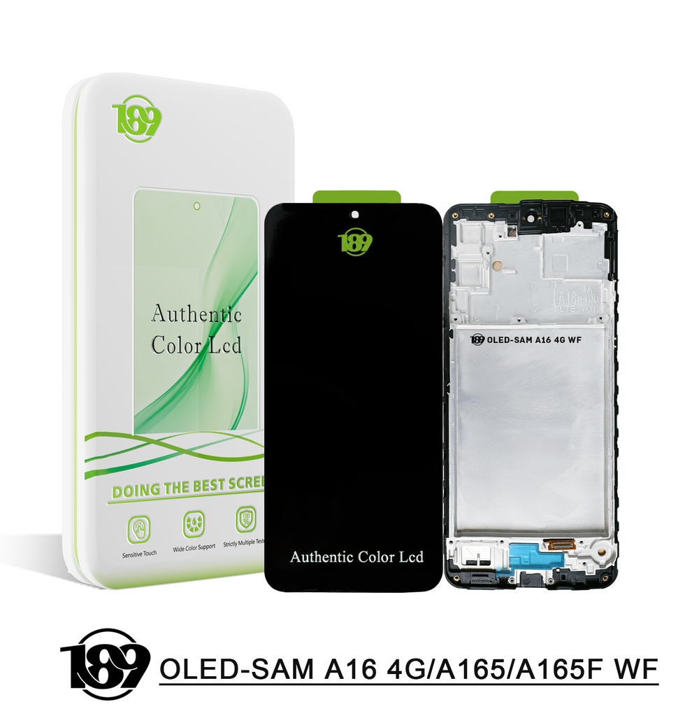 Дисплей Samsung A16 4G/ A165F Рама; бренд 189 (OLED+)