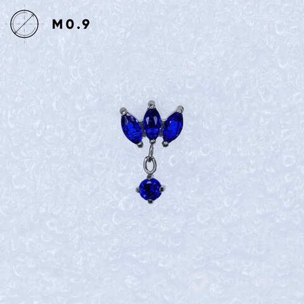 Pendant 3K Marquise Sapphire