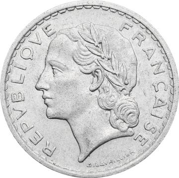 5 франков 1945-1952 Франция