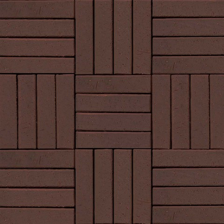 Клинкерная брусчатка Westerwaelder Klinker WK105DB Design Dunkel Braun, 240x52x50 мм