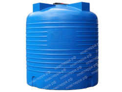 Емкость цилиндрическая Пластерра PT VL 1500 л. вертикальный (1240x1240x1360см;синий) - арт.560117