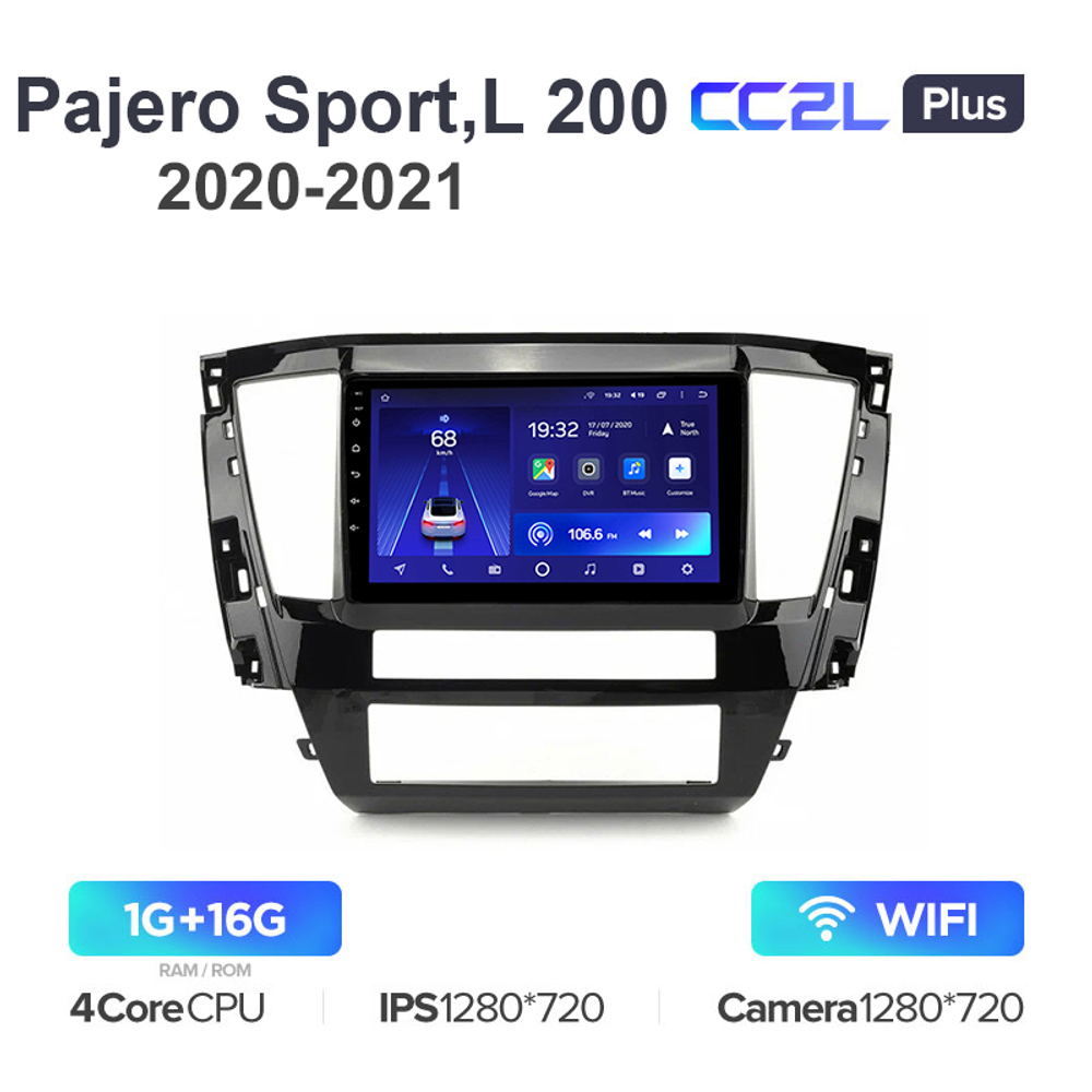 Teyes CC2L Plus 10,2"для Mitsubishi Pajero Sport, L 200 2020-2021
