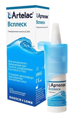 Раствор для линз Артелак Всплеск купить в интернет магазине Линзынадом24.рф