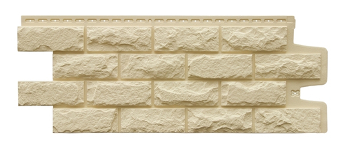Фасадная панель Grand Line Колотый камень Стандарт Бежевый 0,389м2